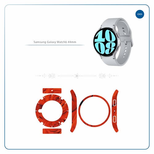Samsung_Watch6 44mm_Red_Flower_2
